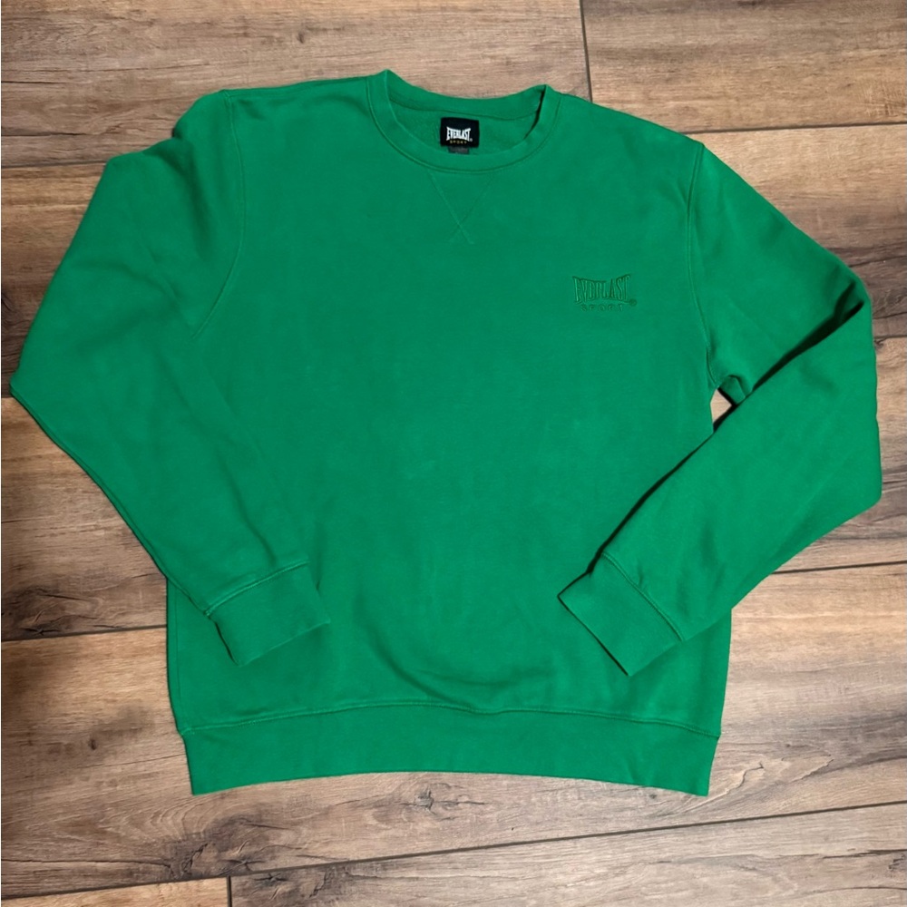 Everlast Men's Vibrant Green Crewneck Sweater